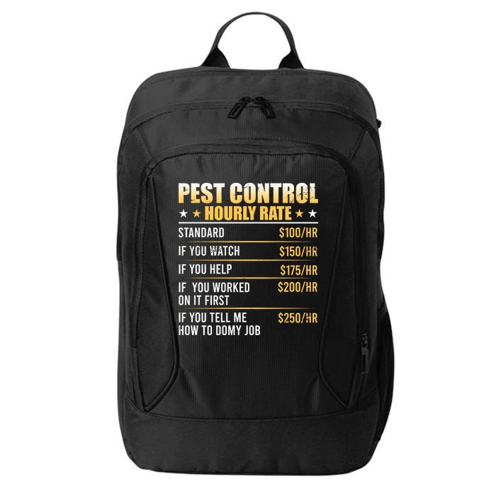 Pest Control Exterminator Pest Controller Hourly Rate City Backpack