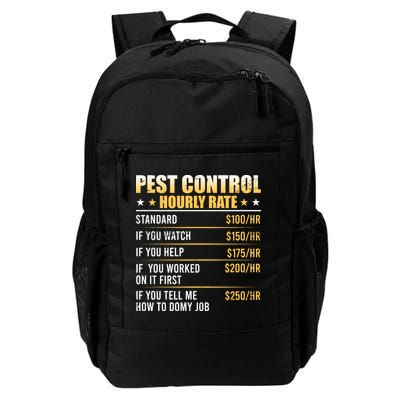 Pest Control Exterminator Pest Controller Hourly Rate Daily Commute Backpack