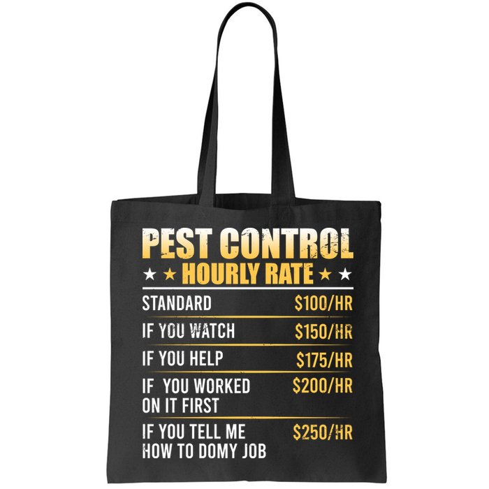 Pest Control Exterminator Pest Controller Hourly Rate Bag