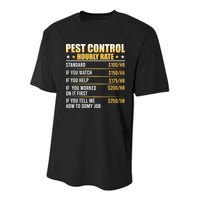 Pest Control Exterminator Pest Controller Hourly Rate Youth Performance Sprint T-Shirt