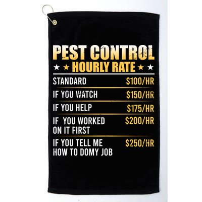 Pest Control Exterminator Pest Controller Hourly Rate Golf Towel