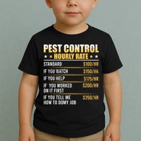 Pest Control Exterminator Pest Controller Hourly Rate Toddler T-Shirt