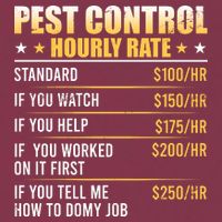 Pest Control Exterminator Pest Controller Hourly Rate 16oz Travel Tumbler