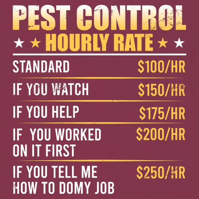 Pest Control Exterminator Pest Controller Hourly Rate 16oz Travel Tumbler