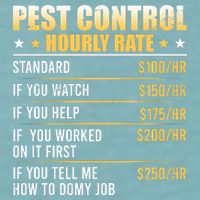 Pest Control Exterminator Pest Controller Hourly Rate Sueded Cloud Jersey T-Shirt