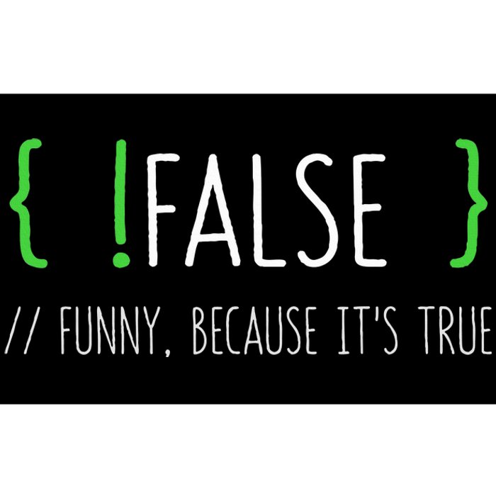 Programmer Computer Engineer Funny False Programming Coding Bumper Sticker