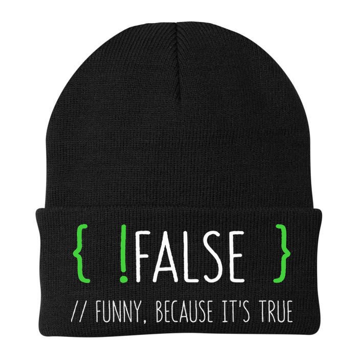 Programmer Computer Engineer Funny False Programming Coding Knit Cap Winter Beanie