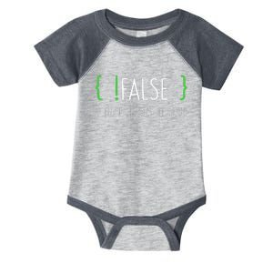 Programmer Computer Engineer Funny False Programming Coding Infant Baby Jersey Bodysuit