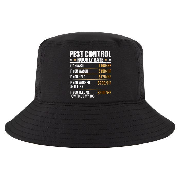Pest Control Exterminator Pest Controller Hourly Rate Cool Comfort Performance Bucket Hat