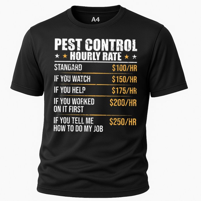 Pest Control Exterminator Pest Controller Hourly Rate Cooling Performance Crew T-Shirt
