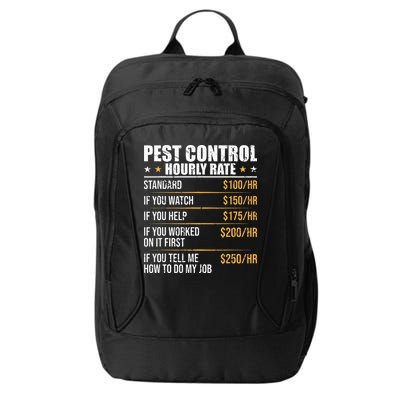 Pest Control Exterminator Pest Controller Hourly Rate City Backpack