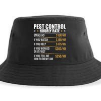 Pest Control Exterminator Pest Controller Hourly Rate Sustainable Bucket Hat