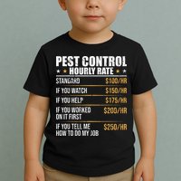 Pest Control Exterminator Pest Controller Hourly Rate Toddler T-Shirt