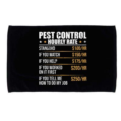 Pest Control Exterminator Pest Controller Hourly Rate Microfiber Hand Towel