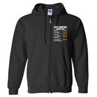 Pest Control Exterminator Pest Controller Hourly Rate Full Zip Hoodie