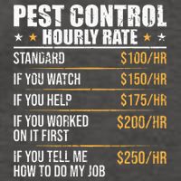 Pest Control Exterminator Pest Controller Hourly Rate Vector Backpack