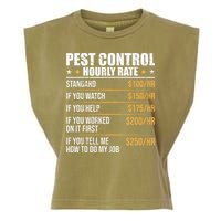 Pest Control Exterminator Pest Controller Hourly Rate Garment-Dyed Women's Muscle Tee