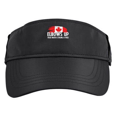 Proud Canadian Elbows Up True North Strong and Free Patriot Adult Drive Performance Visor