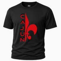 Proud Cajun Fleur Louisiana Pride State Symbol Cooling Performance Crew T-Shirt