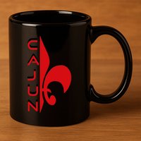 Proud Cajun Fleur Louisiana Pride State Symbol 11oz C Handle Ceramic Mug