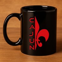 Proud Cajun Fleur Louisiana Pride State Symbol 11oz C Handle Ceramic Mug