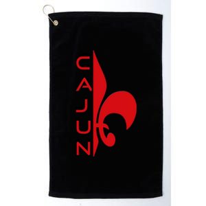 Proud Cajun Fleur Louisiana Pride State Symbol Platinum Collection Golf Towel