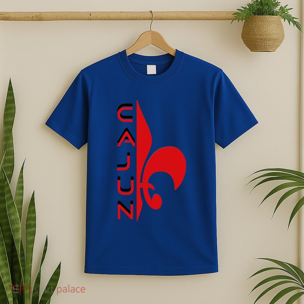 Proud Cajun Fleur Louisiana Pride State Symbol T-Shirt