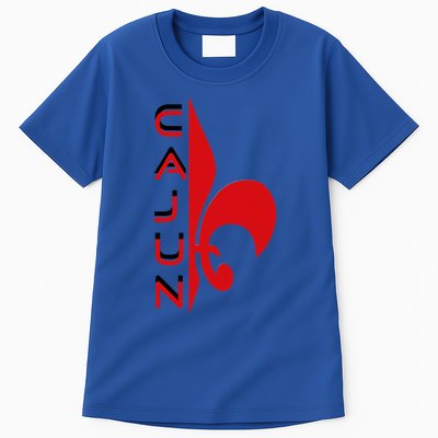 Proud Cajun Fleur Louisiana Pride State Symbol Tall T-Shirt
