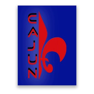 Proud Cajun Fleur Louisiana Pride State Symbol Poster