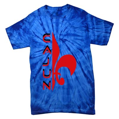 Proud Cajun Fleur Louisiana Pride State Symbol Tie-Dye T-Shirt