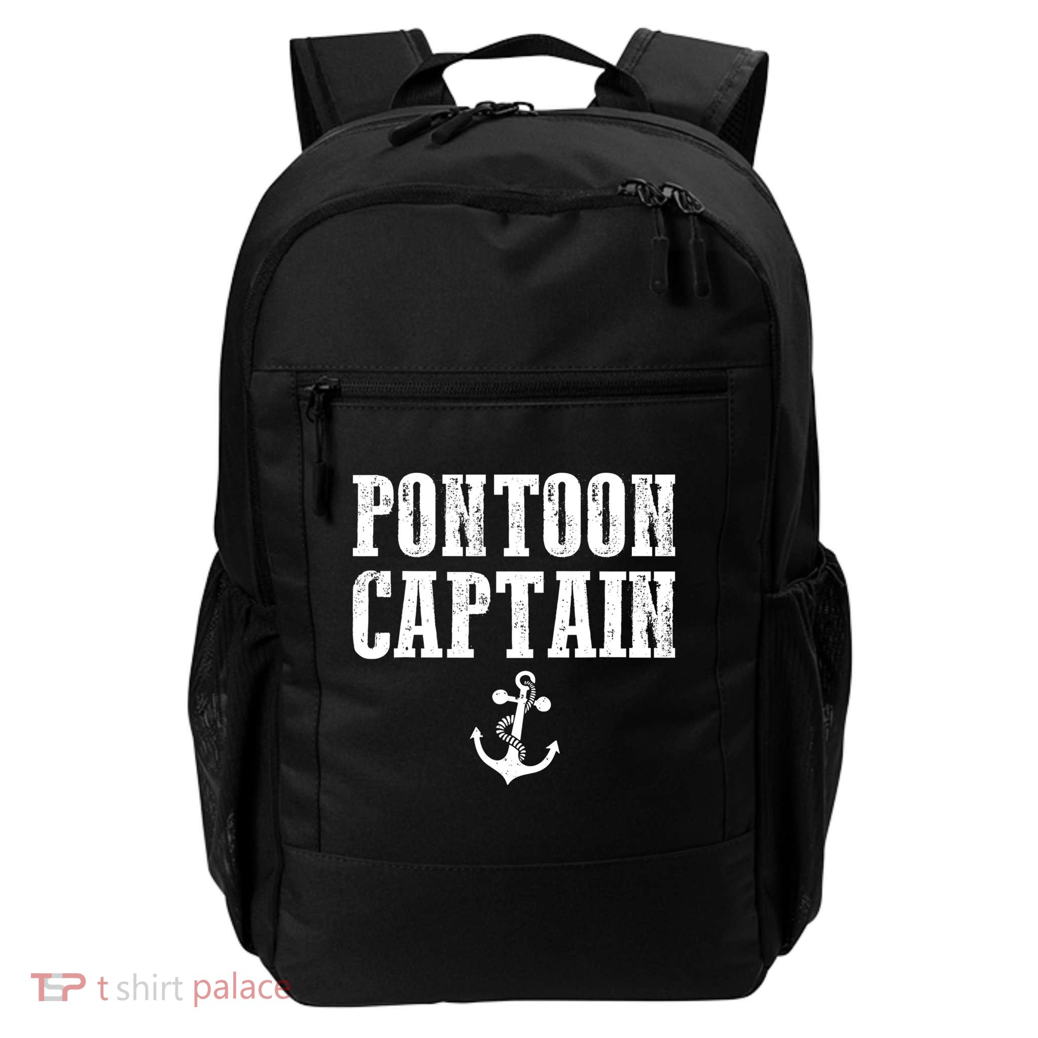 Pontoon Captain Funny Pontoon Shirt For Men And Women Backpack