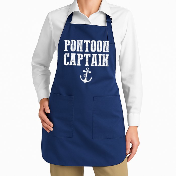 Pontoon Captain Funny Pontoon Shirt For Men And Women Apron