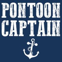 Pontoon Captain Funny Pontoon Shirt For Men And Women Apron