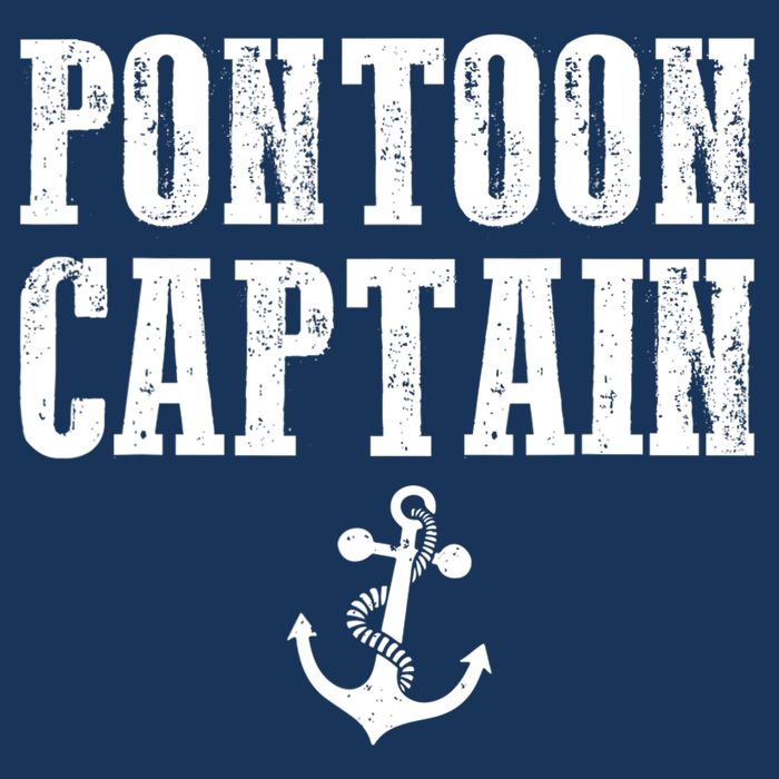 Pontoon Captain Funny Pontoon Shirt For Men And Women Apron