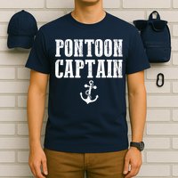 Pontoon Captain Funny Pontoon Shirt For Men And Women T-Shirt