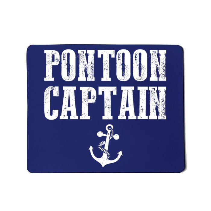 Pontoon Captain Funny Pontoon Shirt For Men And Women Mousepad