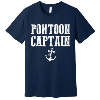 Pontoon Captain Funny Pontoon Shirt For Men And Women Premium T-Shirt