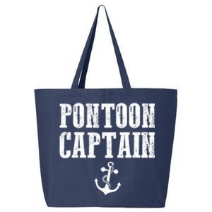 Pontoon Captain Funny Pontoon Shirt For Men And Women 25L Jumbo Tote