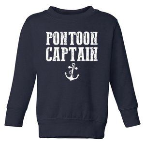 Pontoon Captain Funny Pontoon Shirt For Men And Women Toddler Sweatshirt