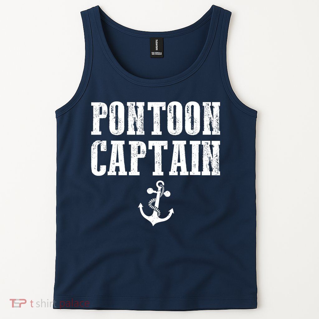 Pontoon Captain Funny Pontoon Shirt For Men And Women Tank Top