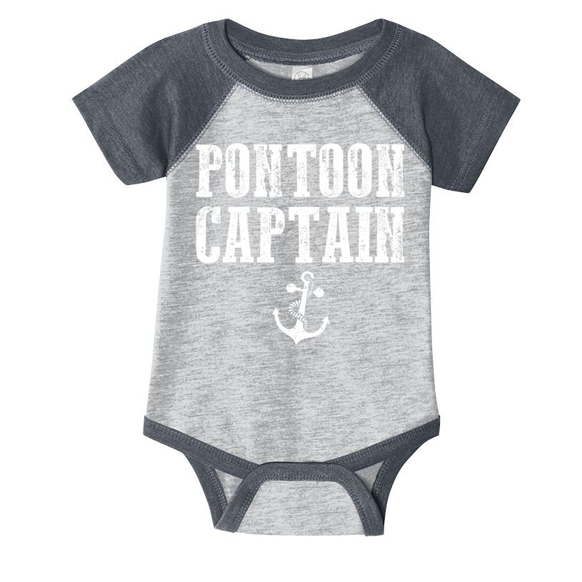 Pontoon Captain Funny Pontoon Shirt For Men And Women Infant Baby Jersey Bodysuit