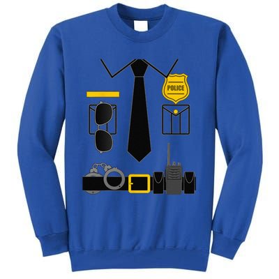 Police Costume For &S Halloween Police Officer Tall Sweatshirt