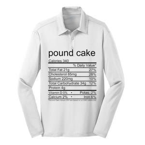 Pound Cake Family Thanksgiving Nutrition Facts Matching Silk Touch Performance Long Sleeve Polo