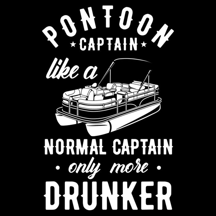 Pontoon Captain Funny Pontoon Captain Drunker City Backpack