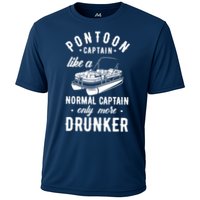 Pontoon Captain Funny Pontoon Captain Drunker Performance Shirt