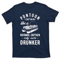 Pontoon Captain Funny Pontoon Captain Drunker T-Shirt