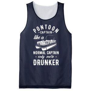 Pontoon Captain Funny Pontoon Captain Drunker Mesh Reversible Basketball Jersey Tank