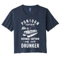 Pontoon Captain Funny Pontoon Captain Drunker Crop Top