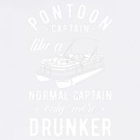Pontoon Captain Funny Pontoon Captain Drunker Garment-Dyed Sweatshirt