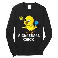 Pickleball Chick, funny pickleball Long Sleeve Shirt